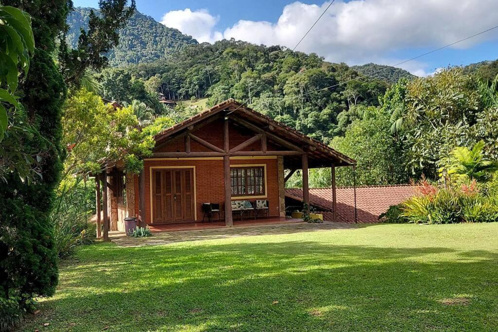 Casa Com Churrasqueira Piscina Privativa Em Sao Pedro Da Serra - Perto De Lumiar Nova Friburgo Luaran gambar